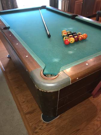 valley pool table ball return